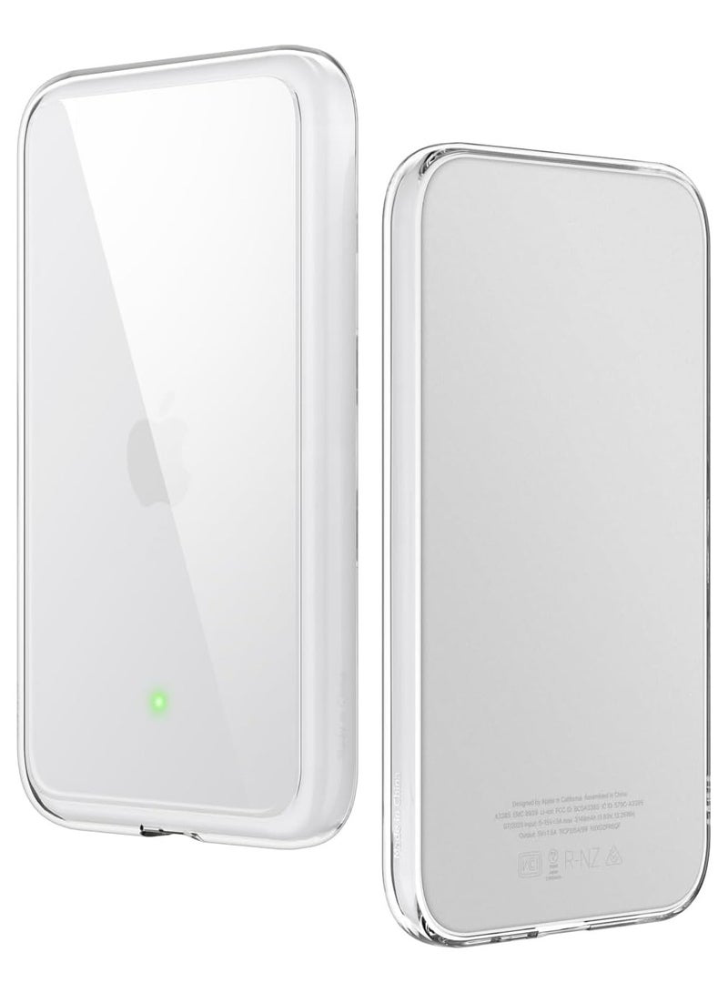 elago Hybrid for iPhone Air MagSafe Battery Case Slim with MagSafe Battery Pack Support - Clear - Image 1